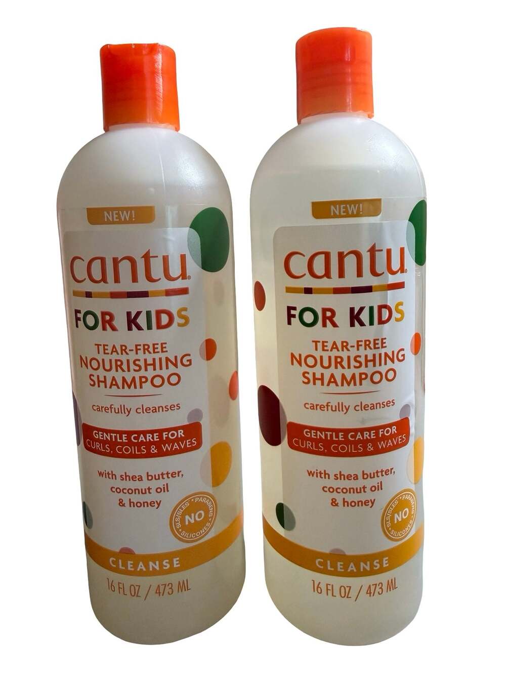 Cantu For Kids Tear-Free Nourishing Shampoo, 16 fl oz (Set of 2)